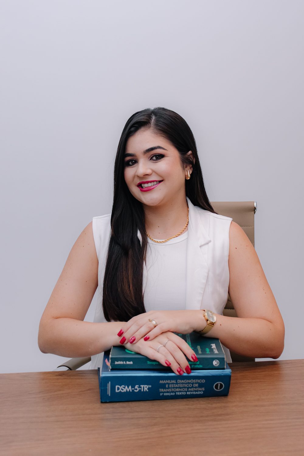 Amanda Gonçalves, psicóloga clínica, retrato
